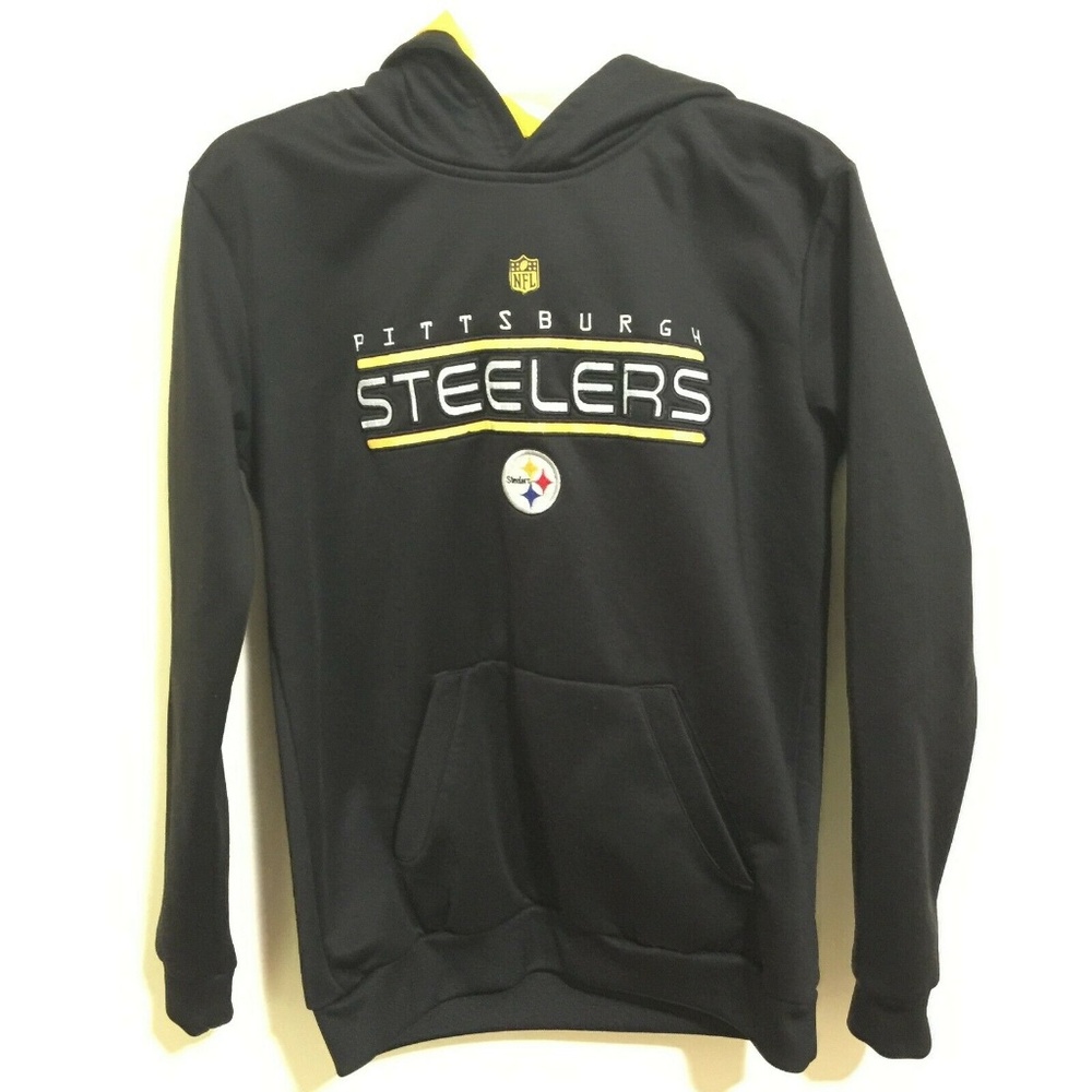 Pittsburgh Steelers Hoodie LG 14-16 Youth Pullover - Picture 1 of 7